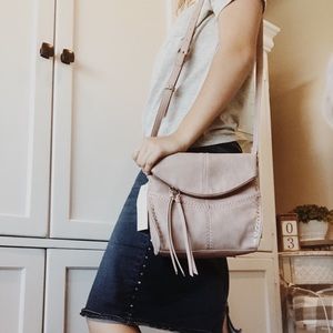 Pink crossbody purse